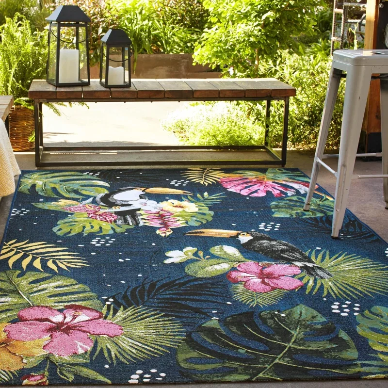 exterior botanico tucanes en multicolor