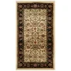 Tapete Heredad Floral en Marfil con Negro