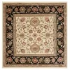 Tapete Heredad Floral en Marfil con Negro