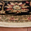 Tapete Heredad Floral en Marfil con Negro
