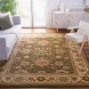 Tapete Heredad Floral en Verde Salvia con Marfil