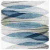 Tapete Hollywood Abstracto en Marfil con Azul