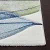 Tapete Hollywood Abstracto en Marfil con Azul
