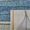 Tapete Hollywood Abstracto en Marfil con Azul