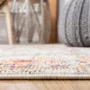 Tapete James Bohemio en Beige con Naranja