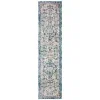 Tapete James de Ornamento Disperso en Azul