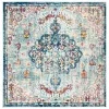 Tapete James de Ornamento Disperso en Azul