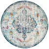 Tapete James de Ornamento Disperso en Azul
