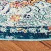 Tapete James de Ornamento Disperso en Azul