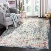 Tapete James de Ornamento Disperso en Azul