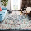 Tapete James de Ornamento Disperso en Azul