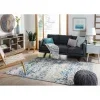 Tapete James de Textura Moteada en Gris con Azul