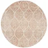 Tapete James Floral en Marfil con Naranja