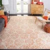 Tapete James Floral en Marfil con Naranja