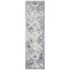 Tapete James Vintage en Blanco con Azul