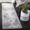 Tapete James Vintage en Blanco con Azul