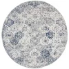 Tapete James Vintage en Blanco con Azul