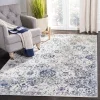Tapete James Vintage en Blanco con Azul