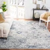 Tapete James Vintage en Blanco con Azul