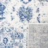 Tapete James Vintage en Blanco con Azul