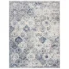 Tapete James Vintage en Blanco con Azul