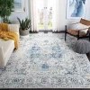 Tapete James Vintage Pátina en Azul con Marfil