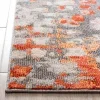 Tapete James Vintage Pátina en Gris con Naranja