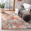 Tapete James Vintage Pátina en Gris con Naranja