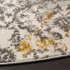 Tapete James Vintage Pátina en Marfil con Naranja