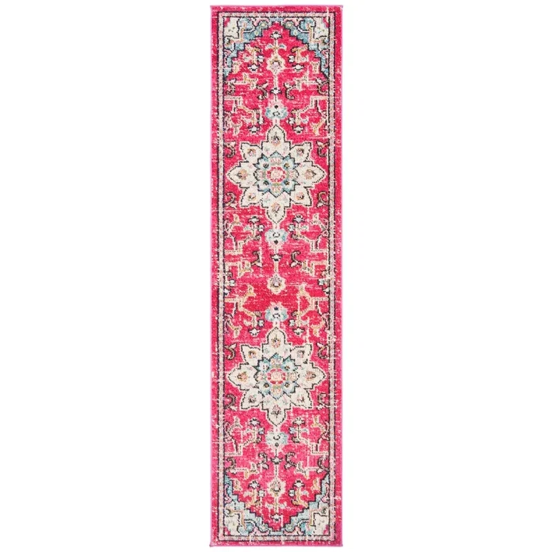 Tapete James Vintage Pátina en Rosa con Azul