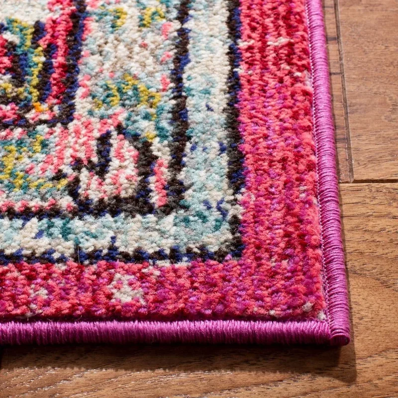 Tapete James Vintage Pátina en Rosa con Azul