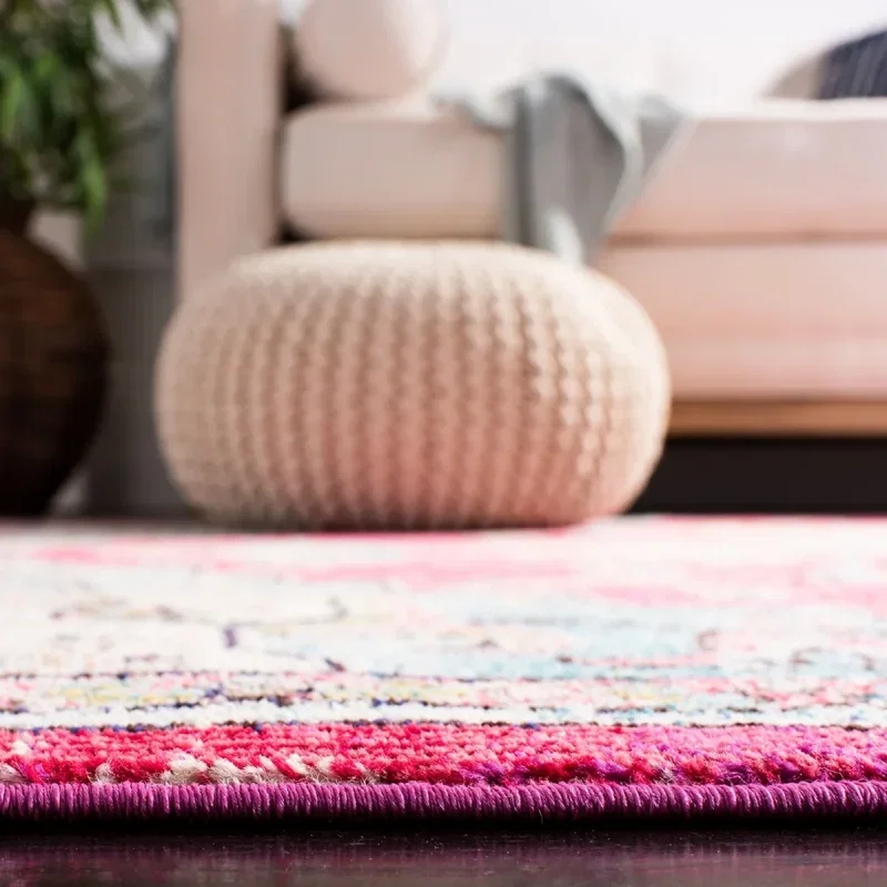 Tapete James Vintage Pátina en Rosa con Azul
