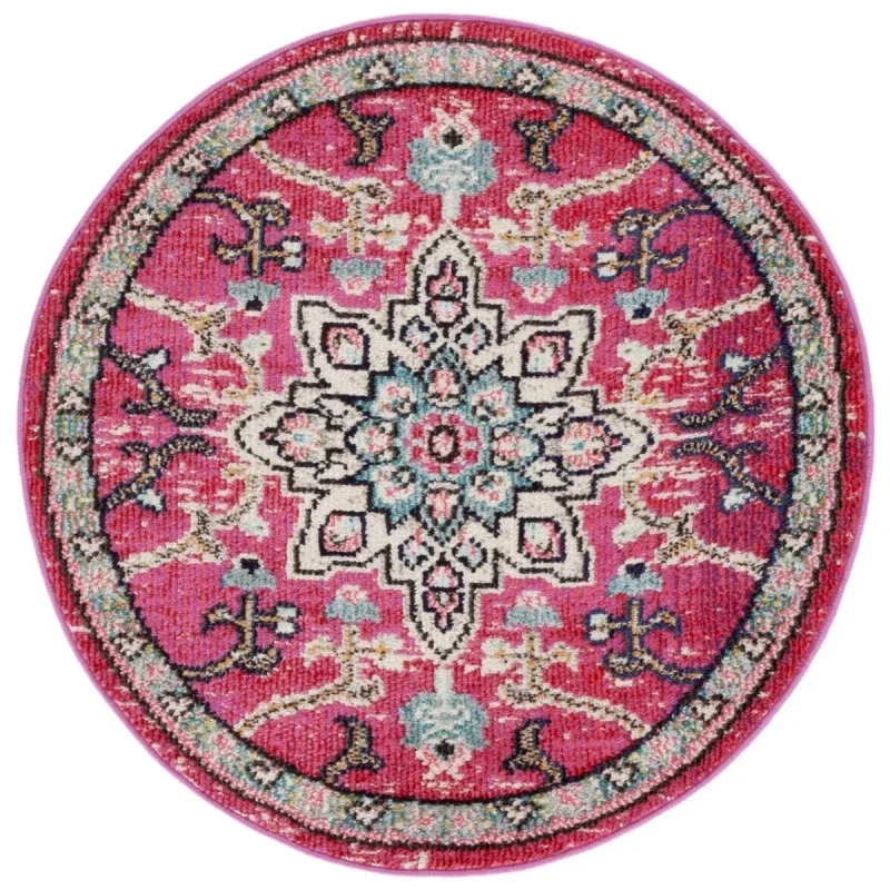 Tapete James Vintage Pátina en Rosa con Azul