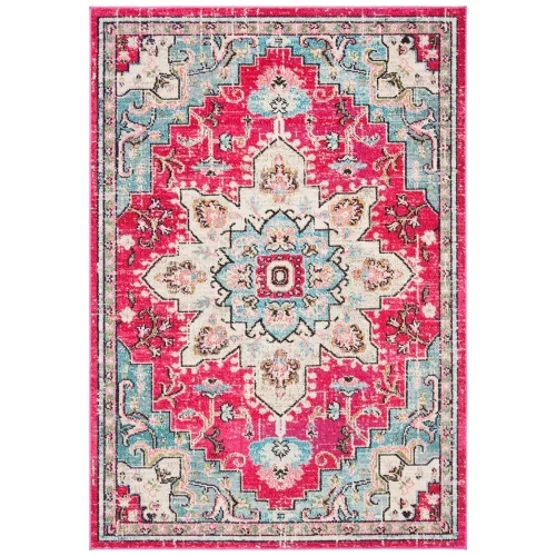 Tapete James Vintage Pátina en Rosa con Azul