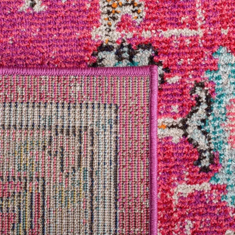 Tapete James Vintage Pátina en Rosa con Azul