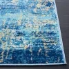 Tapete Jaspis Abstracto en Azul Marino con Marfil