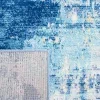 Tapete Jaspis Abstracto en Azul Marino con Marfil
