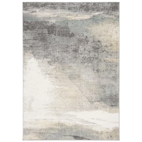 Tapete Jaspis Abstracto en Gris con Dorado