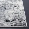 Tapete Jaspis de Brochazos Degradados en Negro con Marfil
