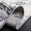 Tapete Jaspis de Brochazos Degradados en Negro con Marfil