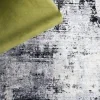 Tapete Jaspis de Brochazos Degradados en Negro con Marfil