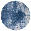 Tapete Jaspis de Desgaste Texturizado en Azul Marino con Marfil
