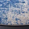 Tapete Jaspis de Desgaste Texturizado en Azul Marino con Marfil