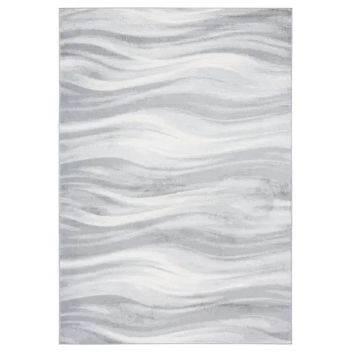 Tapete Jaspis de Ondas en Gris con Marfil