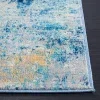 Tapete Jaspis de Pinceladas Desgastadas en Azul Marino con Marfil