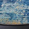 Tapete Jaspis de Pinceladas Desgastadas en Azul Marino con Marfil