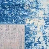 Tapete Jaspis de Pinceladas Desgastadas en Azul Marino con Marfil