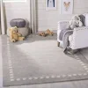 Tapete Kiddo Borde de Puntos en Gris - 1.80 x 2.70