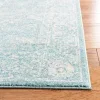 Tapete Memoria de Patrón Damasco en Azul Claro con Marfil