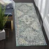 Tapete Memoria Vintage en Azul Claro con Marfil
